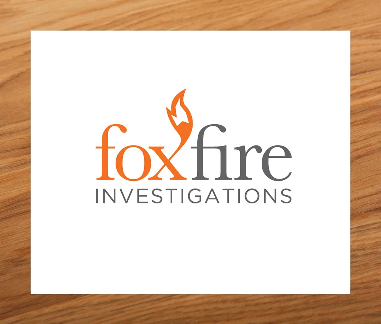 Foxfire Investigations Orange Creative